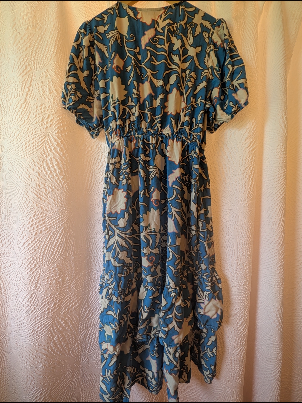 Knox Rose Blue Floral Wrap Dress - Picture 3 of 7